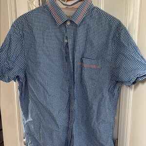 Blue Checkered Men's Shirt